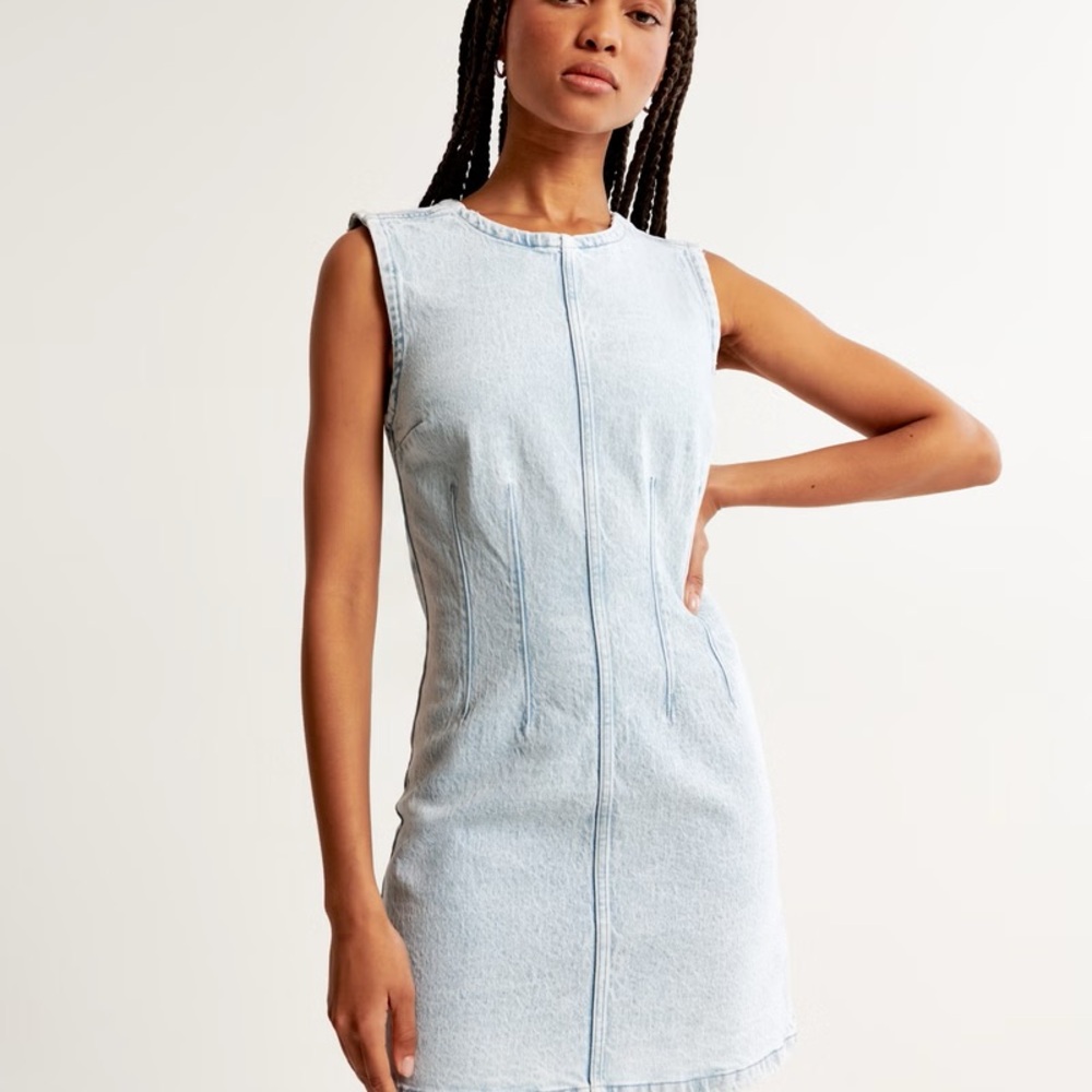 Abercrombie & Fitch Light Blue Mini Dress